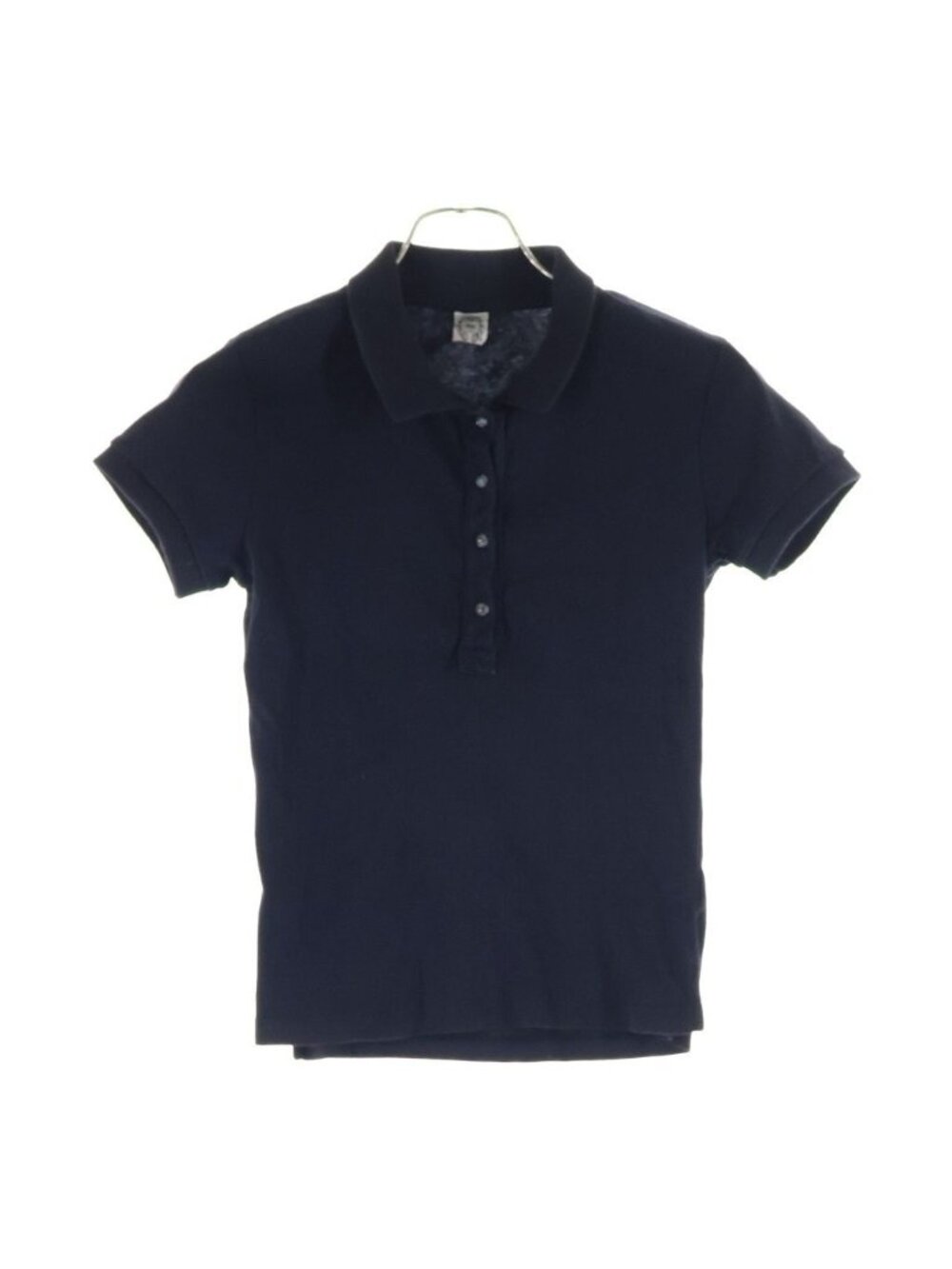 Chrome Hearts Polo Shirt Cross Ball Button Short Sleeve Black